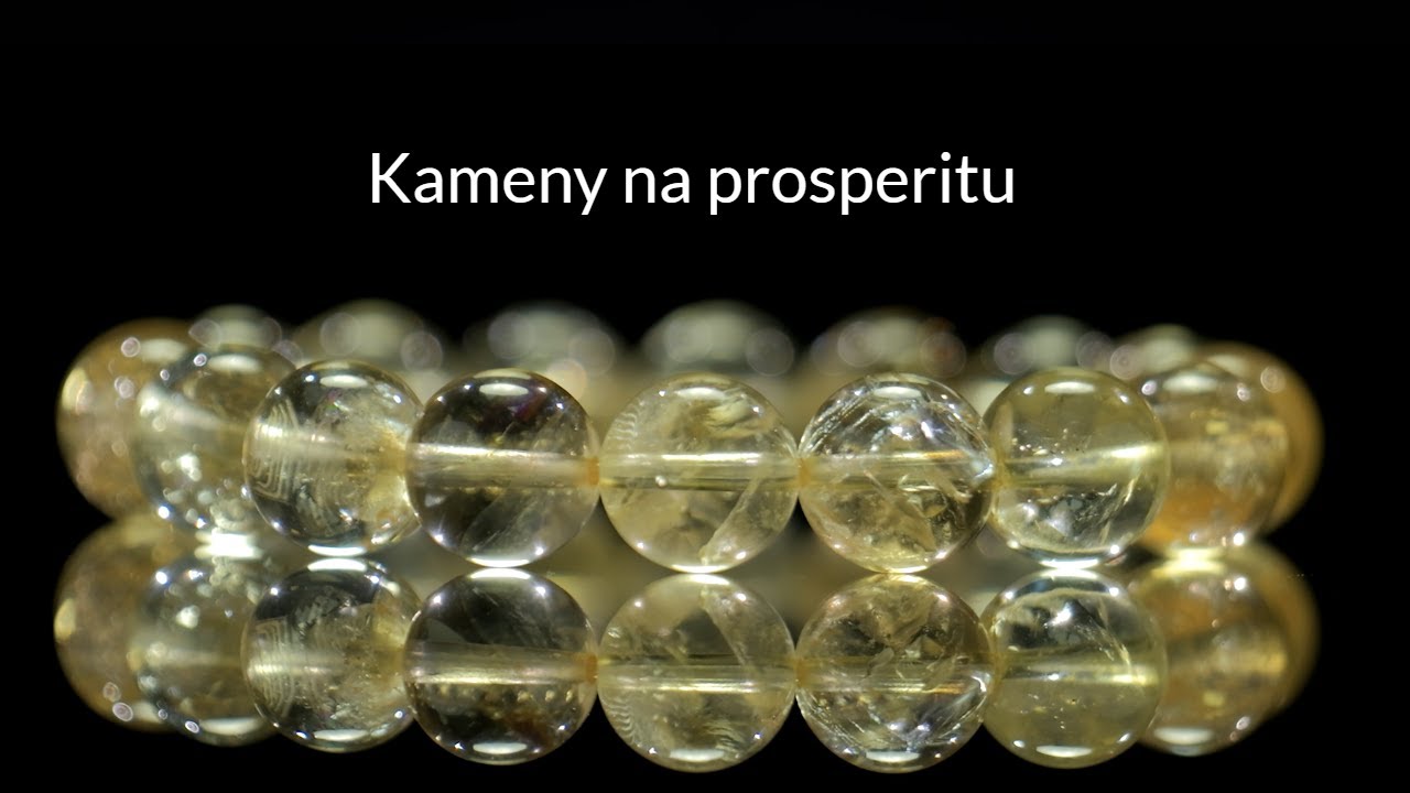 Náramky z minerálů pro prosperitu