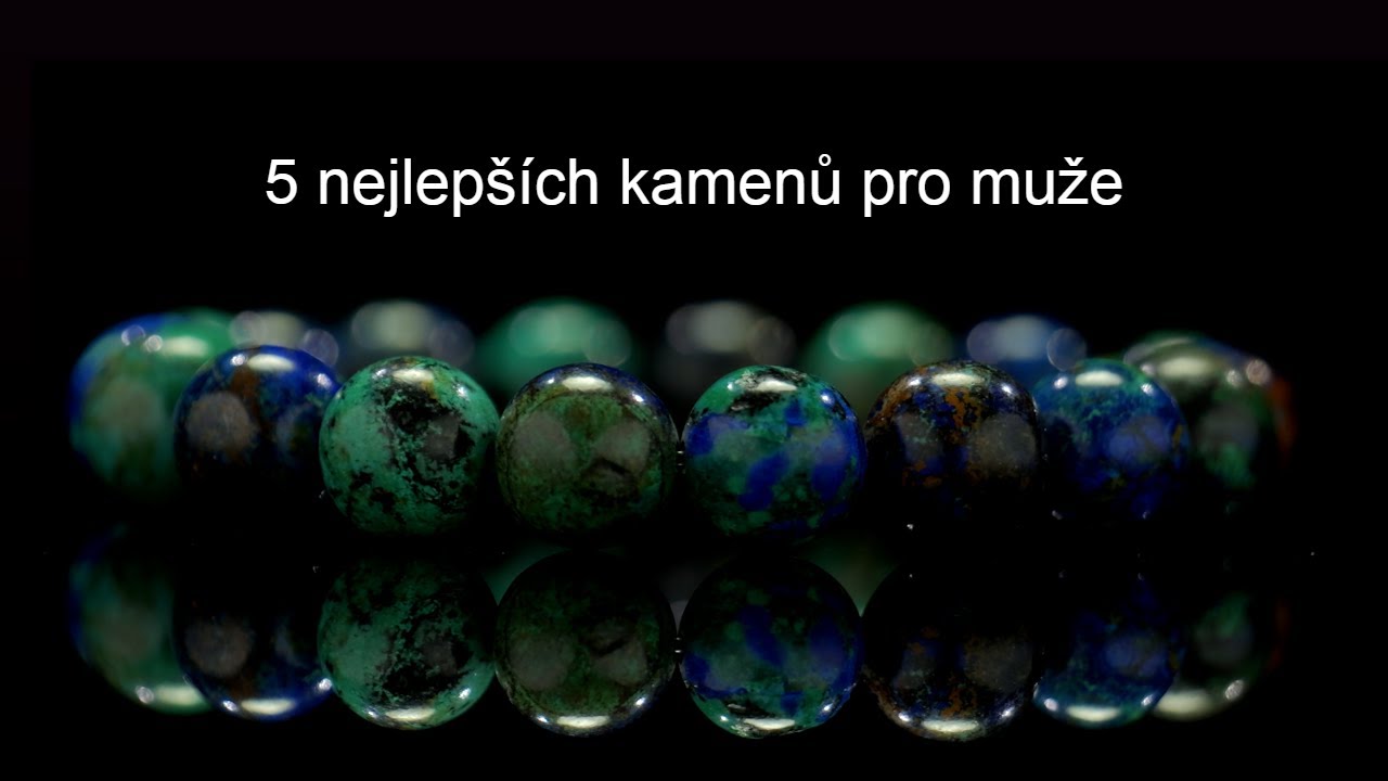 Pánské náramky z minerálů