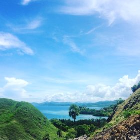 Kopce na ostrově Flores