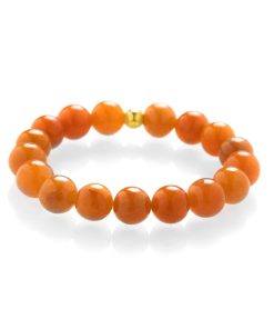 Oranžový avanturín - náramek