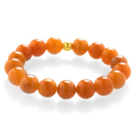 Oranžový avanturín - náramek