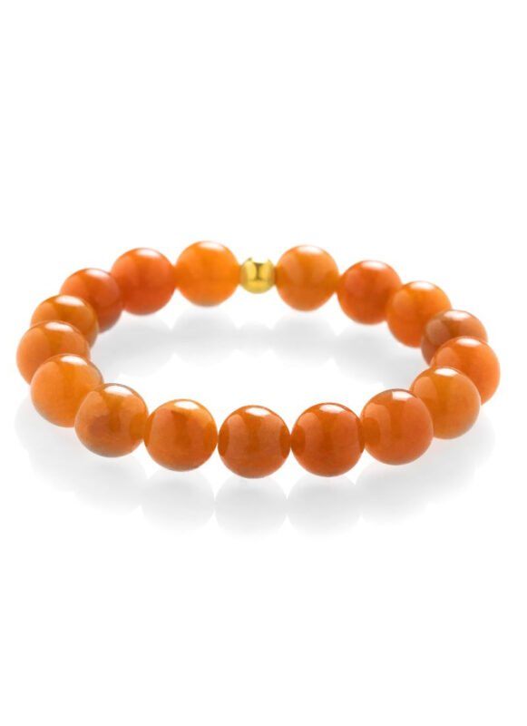 Oranžový avanturín - náramek
