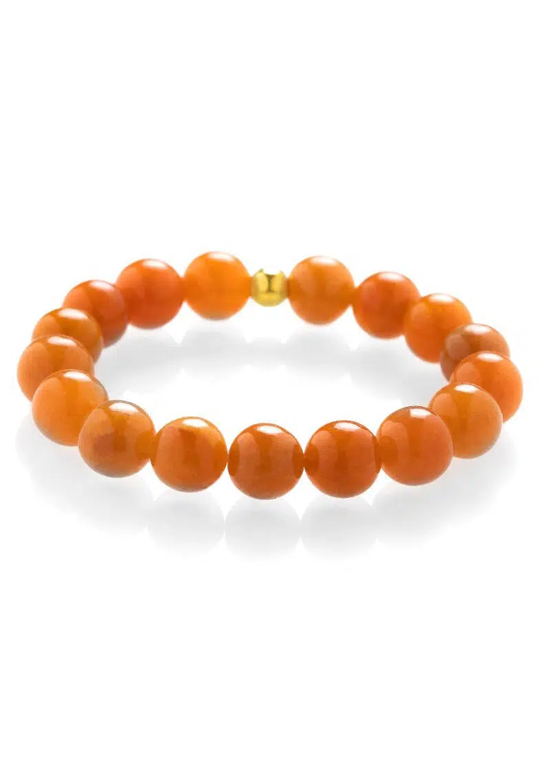 Oranžový avanturín - náramek