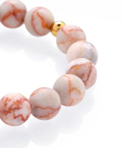 Pavučinový mramor náramek