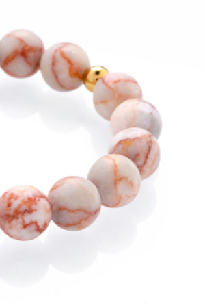 Pavučinový mramor náramek