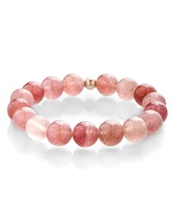 Jahodový křemen - náramek