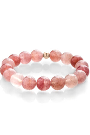 Jahodový křemen - náramek
