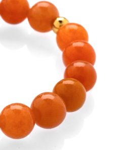 Oranžový avanturín náramek