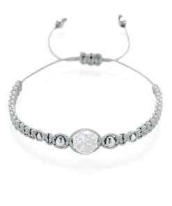 Macrame náramek Pukaný křišťál