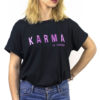 Dámské tričko Karma je zdarma černé