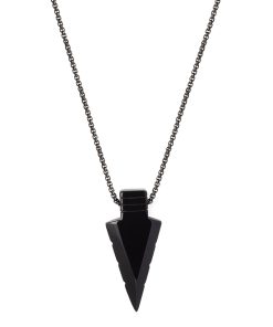 Obsidiánový hrot šípu - náhrdelník pro muže