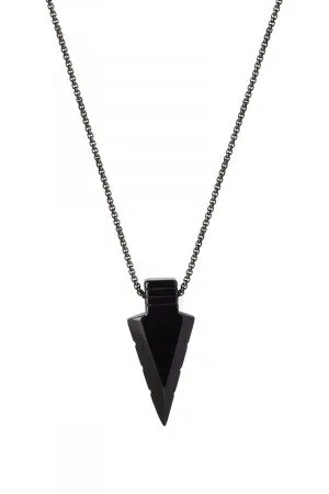 Obsidiánový hrot šípu - náhrdelník pro muže