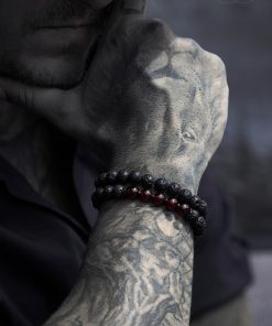 Granát náramek pro muže