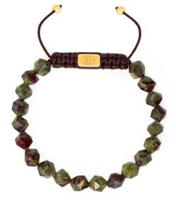 Jaspis dračí krev - pánský náramek