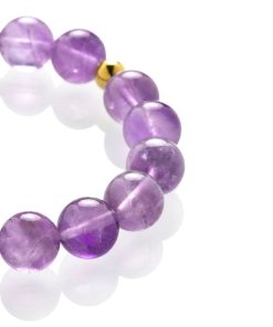 Ametyst Rose de France - náramek