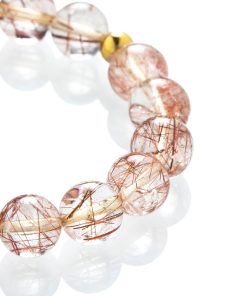 Rutilový křišťál - náramek