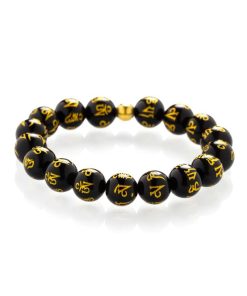 Pánský budhistický náramek s královskou mantrou