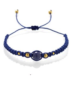 Macrame náramek Safír