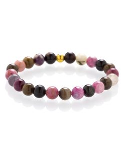 Barevný turmalín - náramek