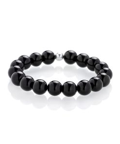 Černý obsidián - náramek
