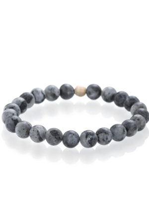 Labradorit matný - náramek wooden