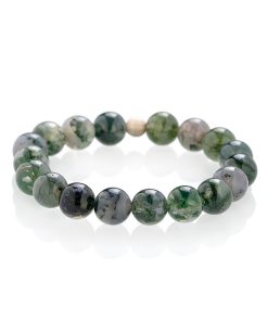 Mechový achát - náramek