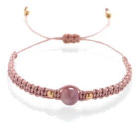 Macrame náramek Rubín