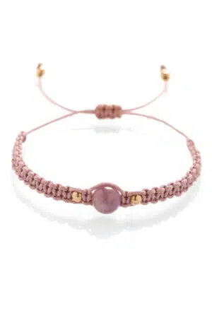 Macrame náramek Rubín