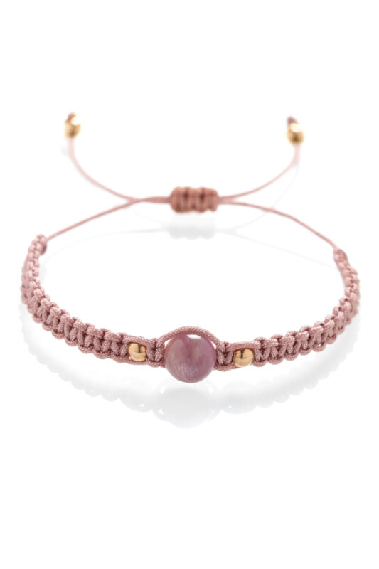 Macrame náramek Rubín