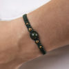 Macrame náramek Nefrit
