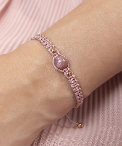 Macrame náramek Rubín