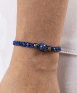 Macrame náramek Safír