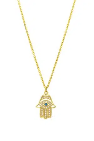 Náhrdelník Ruka Hamsa zlatá