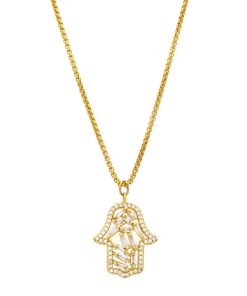 Dámský náhrdelník Ruka Fátimy