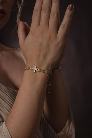 Macrame náramek Ankh života