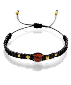 Macrame náramek Jantar