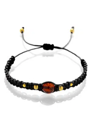 Macrame náramek Jantar