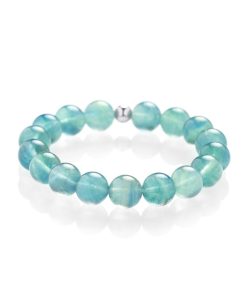 Modrý fluorit náramek