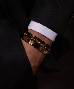 Pánský náramek Dharma Royal a černý onyx Rondel