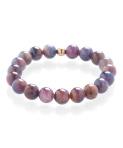 Korund (růžový safír) - náramek