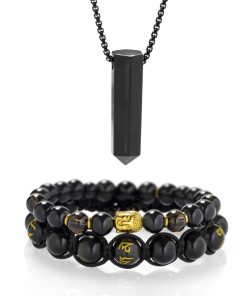 Buddhistický set šperků pro muže