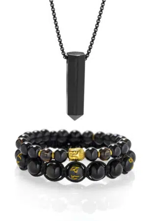Buddhistický set šperků pro muže