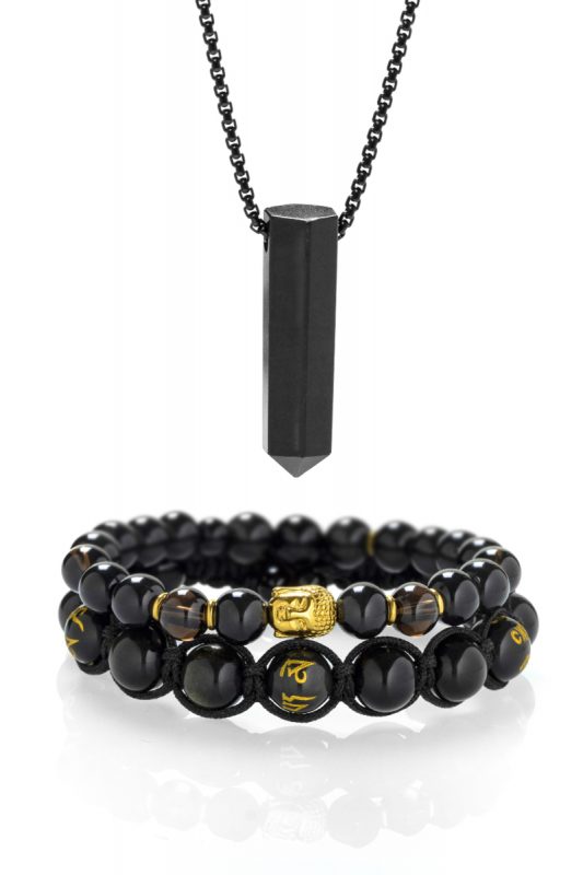 Buddhistický set šperků pro muže