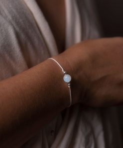 Měsíční kámen šňůrkový náramek