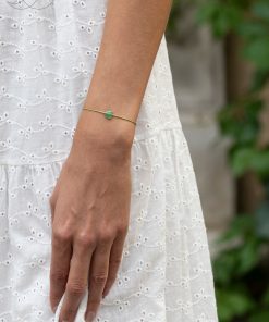 Náramek Srdce zelený aventurín