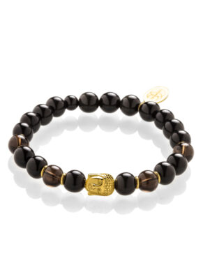 Buddha náramek pro muže zlatý