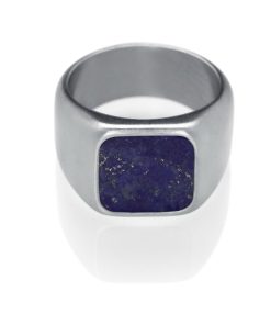 Lápis lazuli prsten pro muže