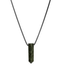 Serpetinit náhrdelník pro muže