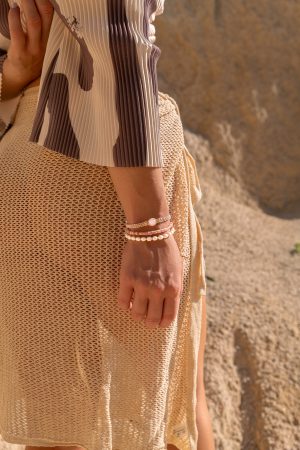 Náramek z rýžových perel