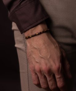 Alternative view of Tygří oko náramek Rondel